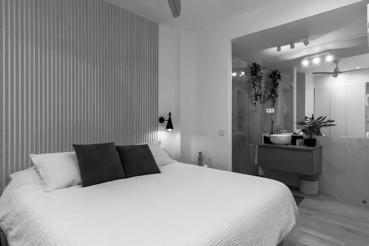 Foto de dormitorio en un piso en alquiler