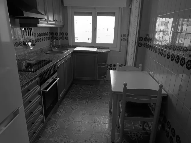 Foto de cocina en un piso en alquiler