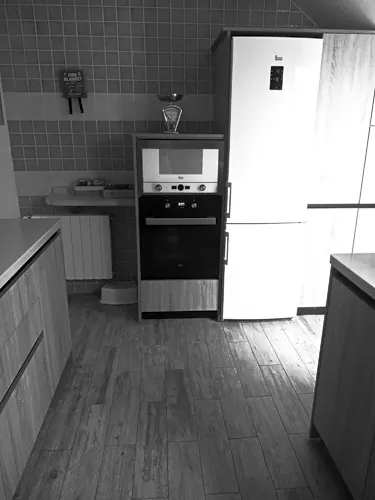 Foto de cocina en un piso en alquiler