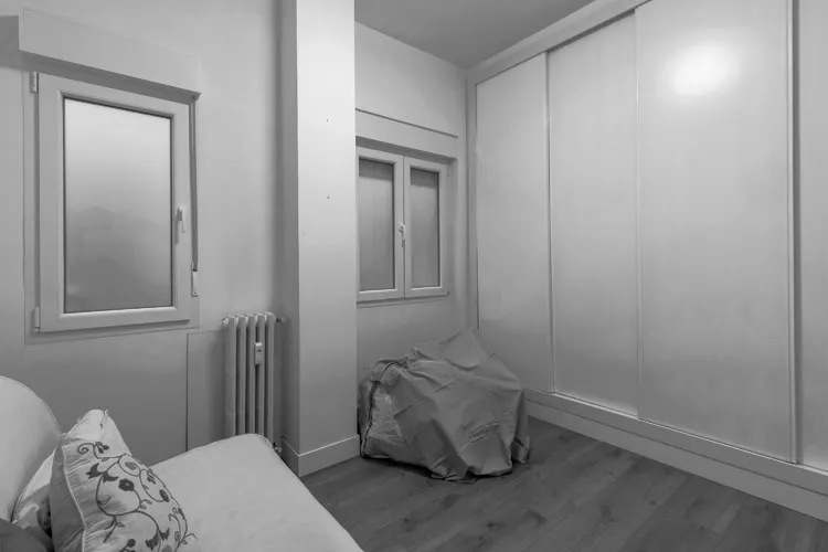 Foto de dormitorio en un piso en alquiler
