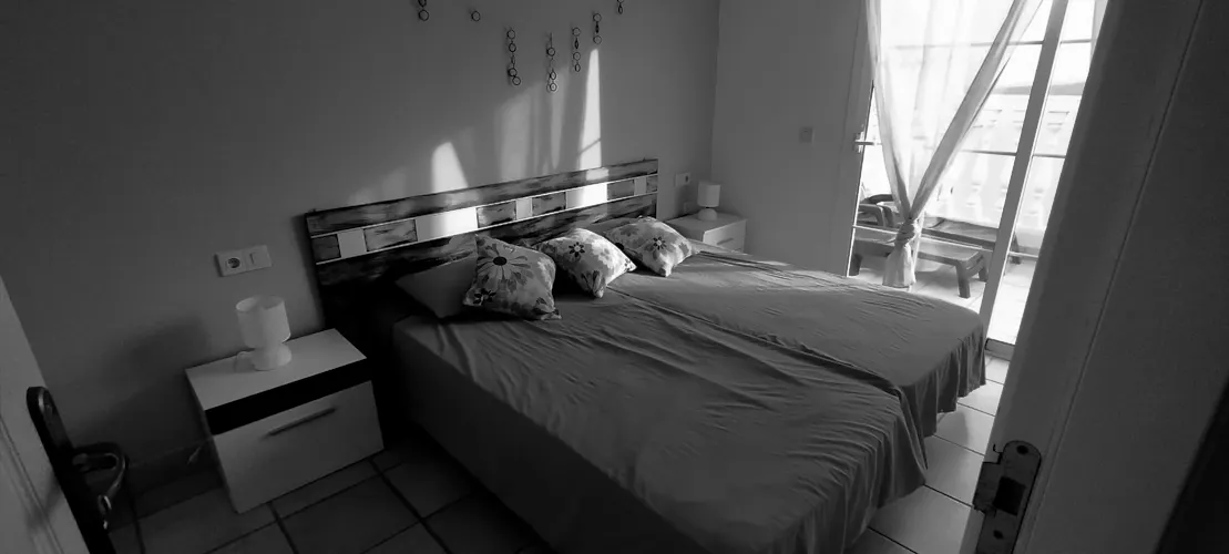 Foto de dormitorio en un piso en alquiler