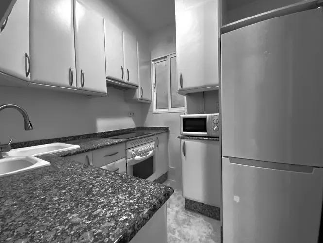 Foto de cocina en un piso en alquiler