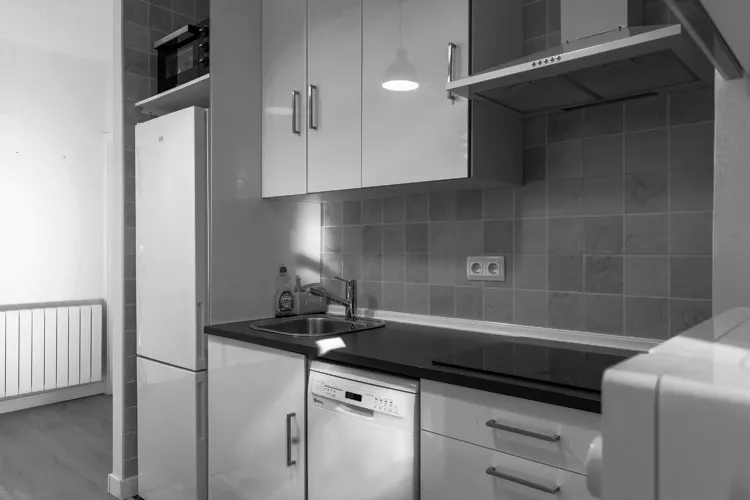 Foto de cocina en un piso en alquiler