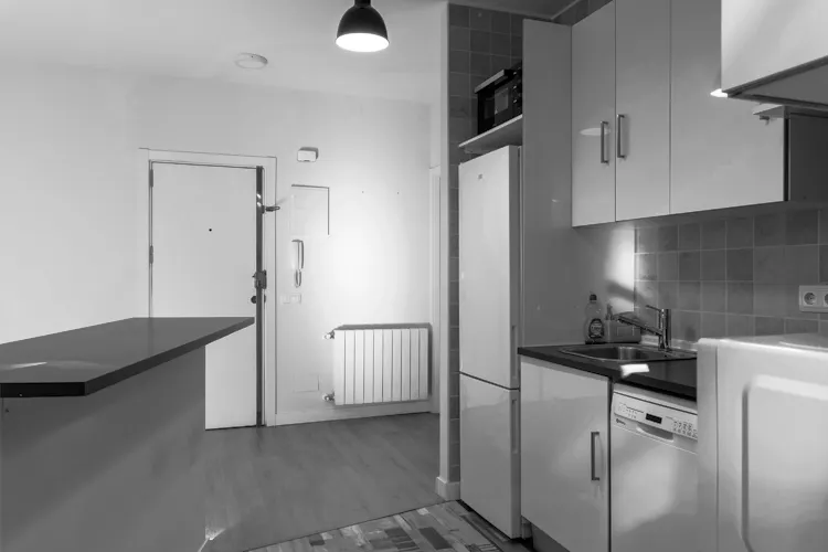 Foto de cocina en un piso en alquiler