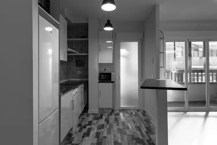 Foto de cocina en un piso en alquiler
