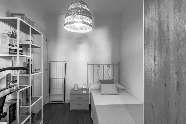 Foto de dormitorio en un piso en alquiler