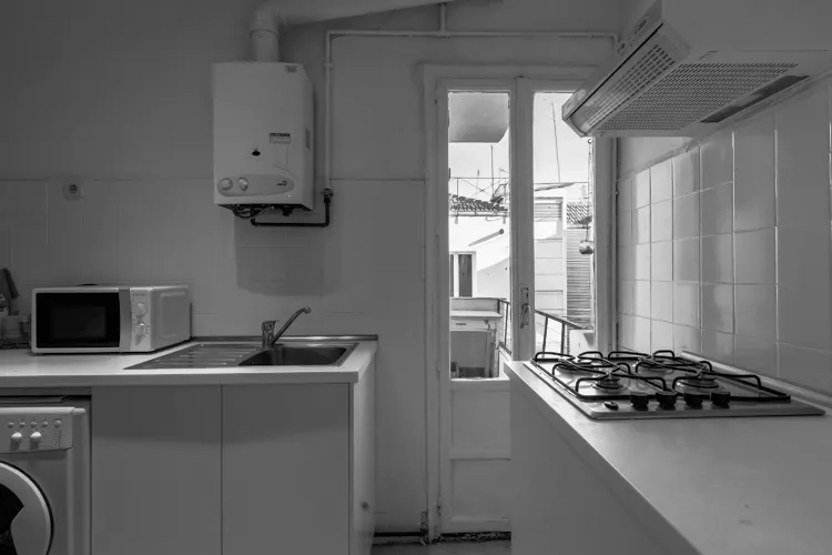 Foto de cocina en un piso en alquiler