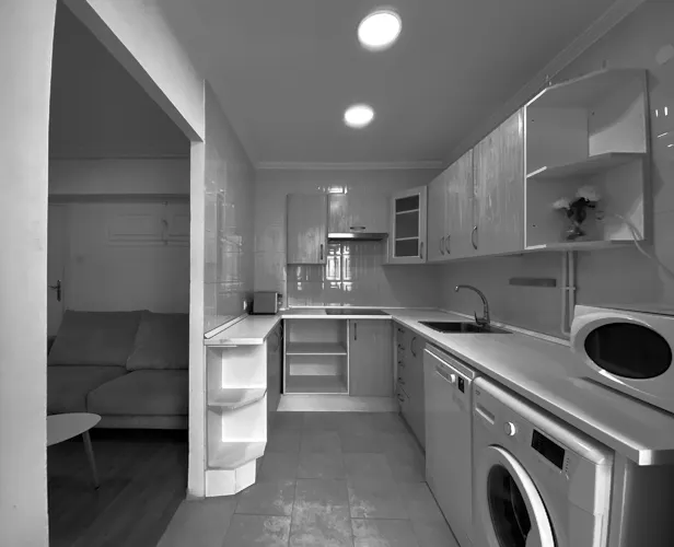 Foto de cocina en un piso en alquiler