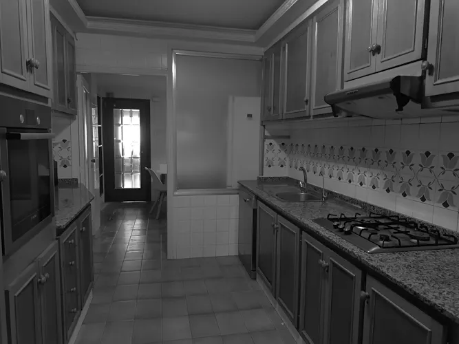 Foto de cocina en un piso en alquiler