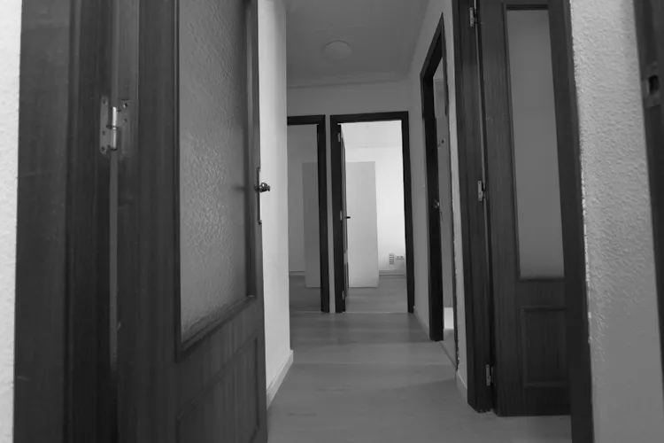 Foto de pasillo en un piso en alquiler
