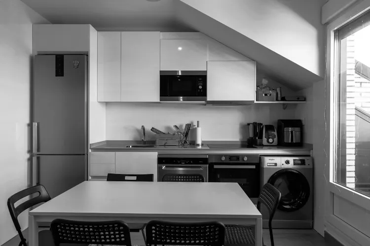 Foto de cocina en un piso en alquiler