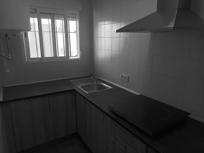 Foto de cocina en un piso en alquiler