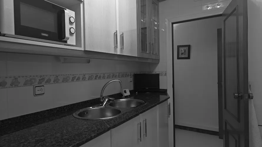 Foto de cocina en un piso en alquiler