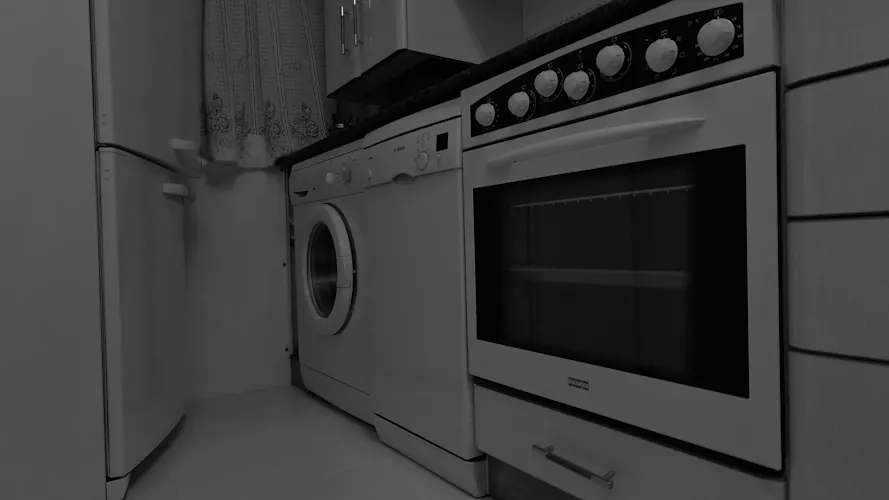 Foto de cocina en un piso en alquiler