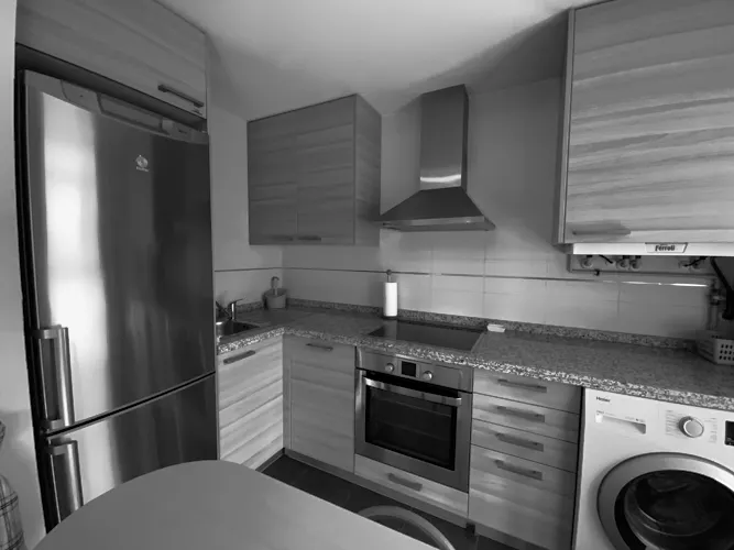 Foto de cocina en un piso en alquiler