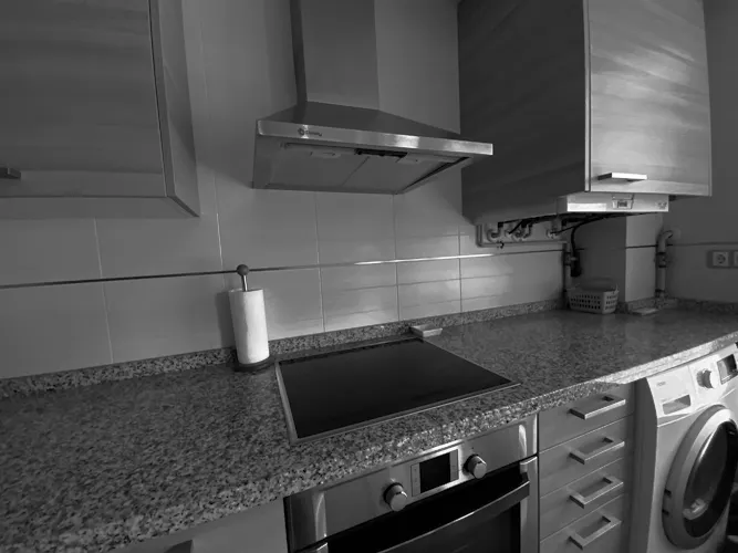 Foto de cocina en un piso en alquiler