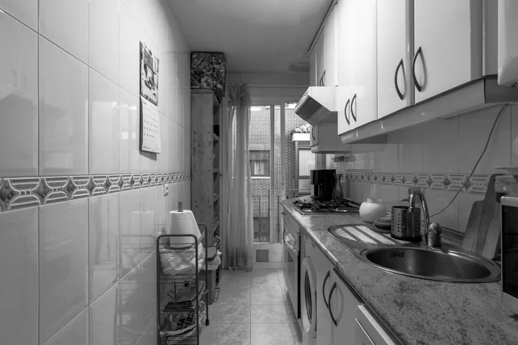 Foto de cocina en un piso en alquiler