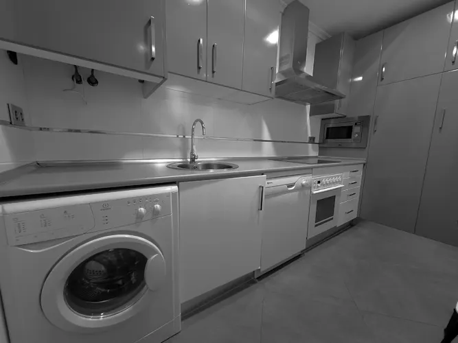 Foto de cocina en un piso en alquiler