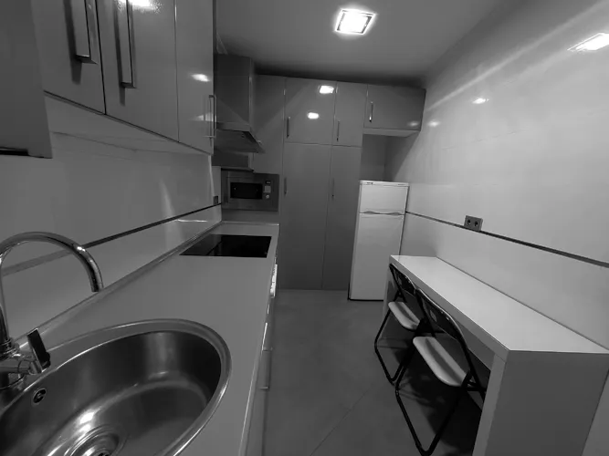 Foto de cocina en un piso en alquiler