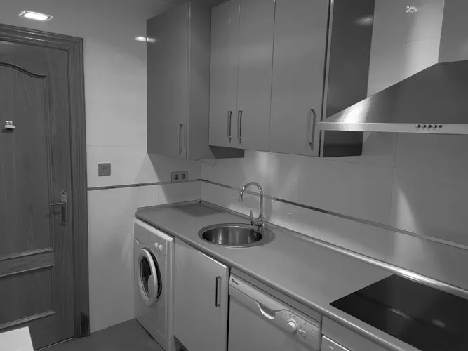 Foto de cocina en un piso en alquiler