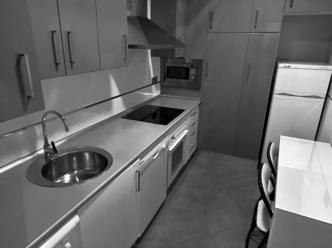 Foto de cocina en un piso en alquiler