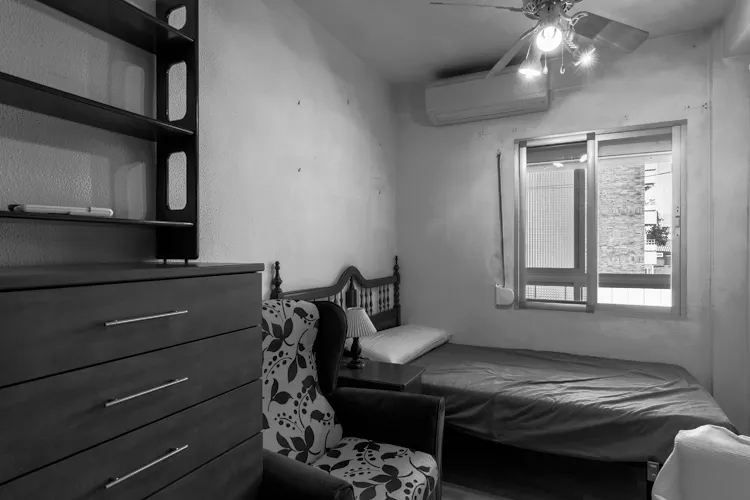 Foto de dormitorio en un piso en alquiler