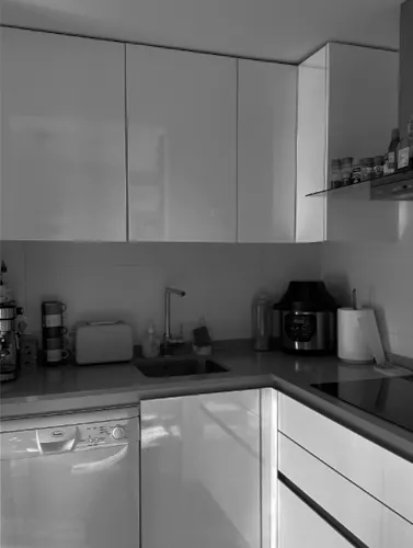Foto de cocina en un piso en alquiler