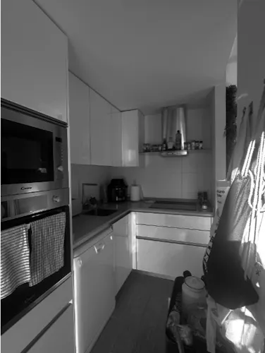 Foto de cocina en un piso en alquiler