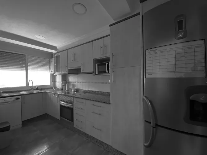 Foto de cocina en un piso en alquiler