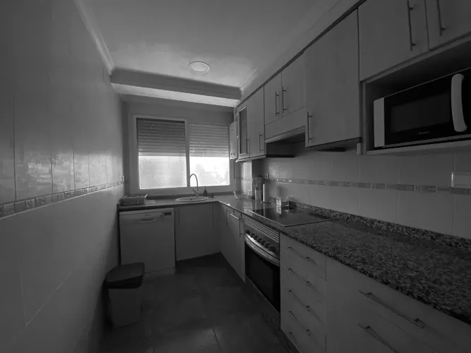 Foto de cocina en un piso en alquiler