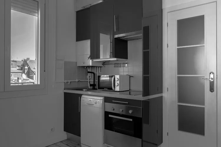 Foto de cocina en un piso en alquiler