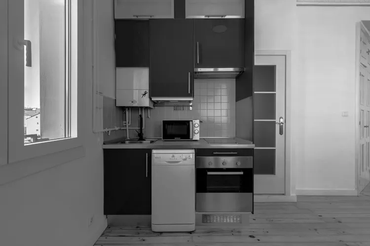 Foto de cocina en un piso en alquiler