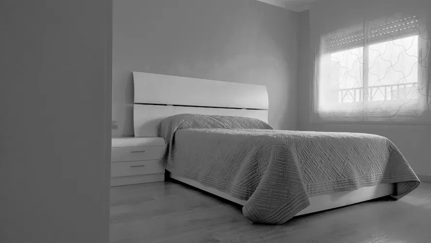 Foto de dormitorio en un piso en alquiler