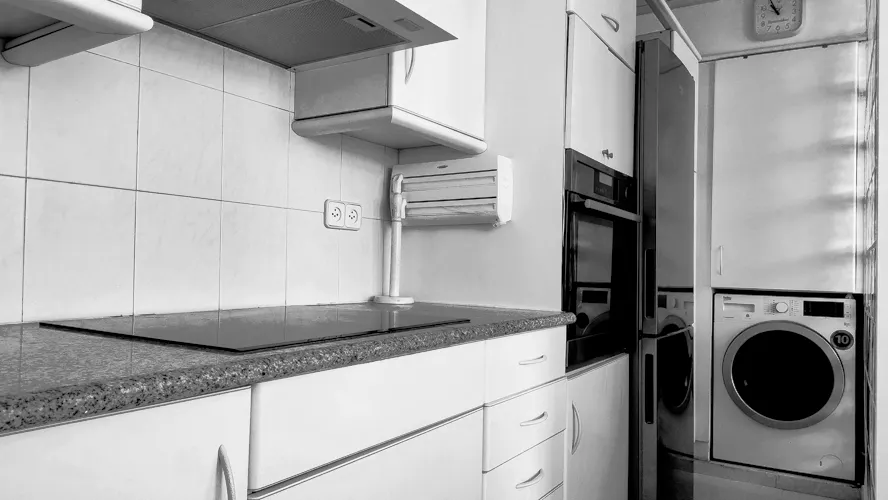 Foto de cocina en un piso en alquiler