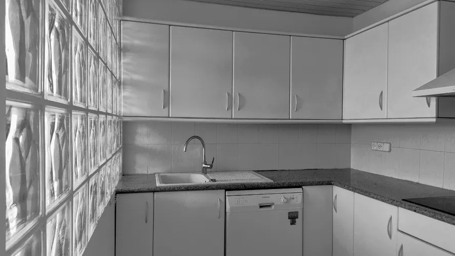 Foto de cocina en un piso en alquiler