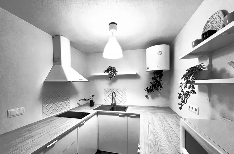 Foto de cocina en un piso en alquiler