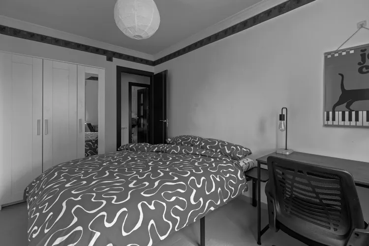 Foto de dormitorio en un piso en alquiler