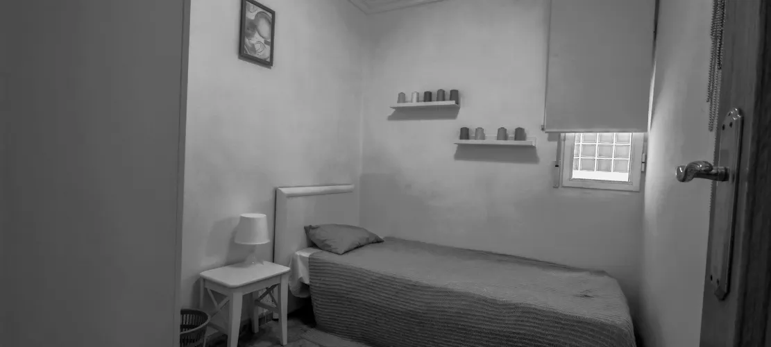 Foto de dormitorio en un piso en alquiler