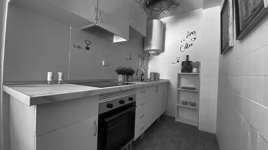 Foto de cocina en un piso en alquiler