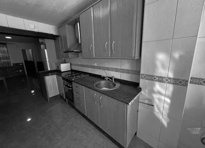 Foto de cocina en un piso en alquiler