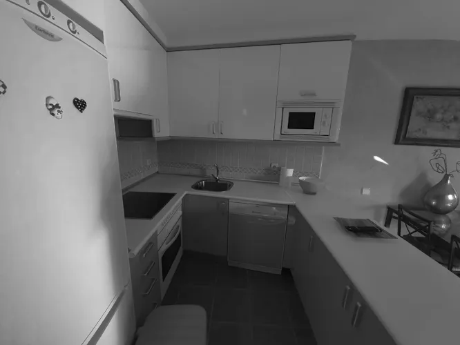 Foto de cocina en un piso en alquiler