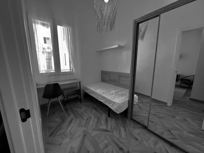Foto de dormitorio en un piso en alquiler