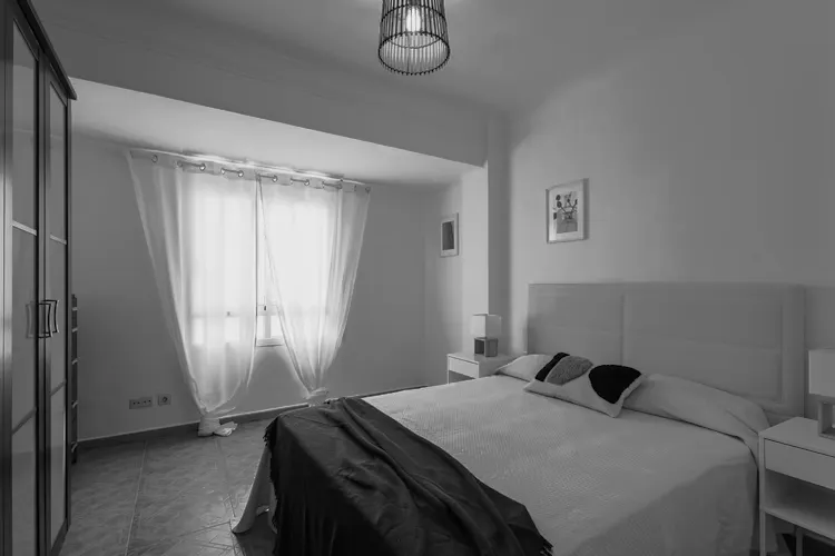 Foto de dormitorio en un piso en alquiler