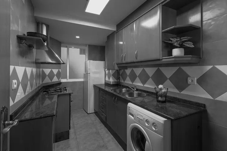 Foto de cocina en un piso en alquiler