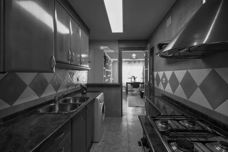 Foto de cocina en un piso en alquiler