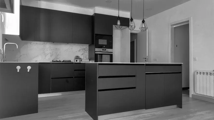 Foto de cocina en un piso en alquiler