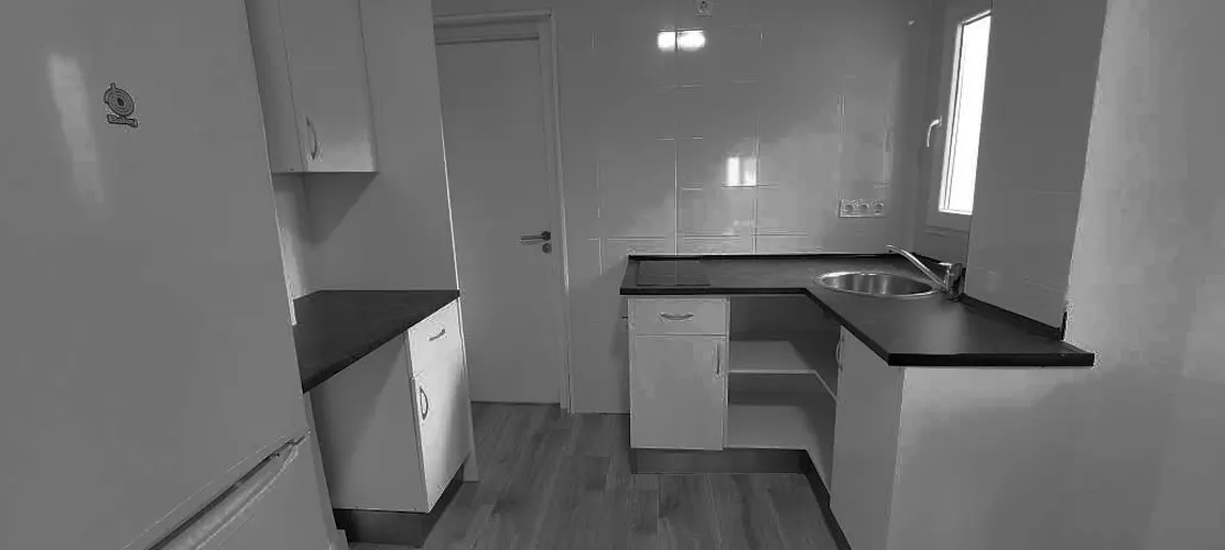 Foto de cocina en un piso en alquiler