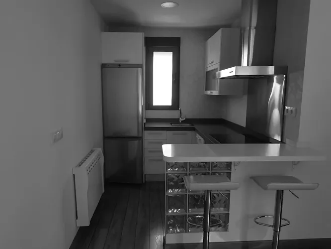 Foto de cocina en un piso en alquiler