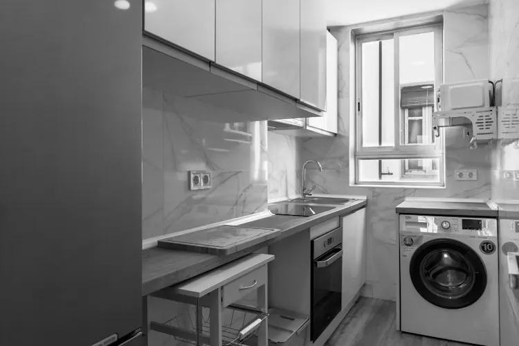 Foto de cocina en un piso en alquiler