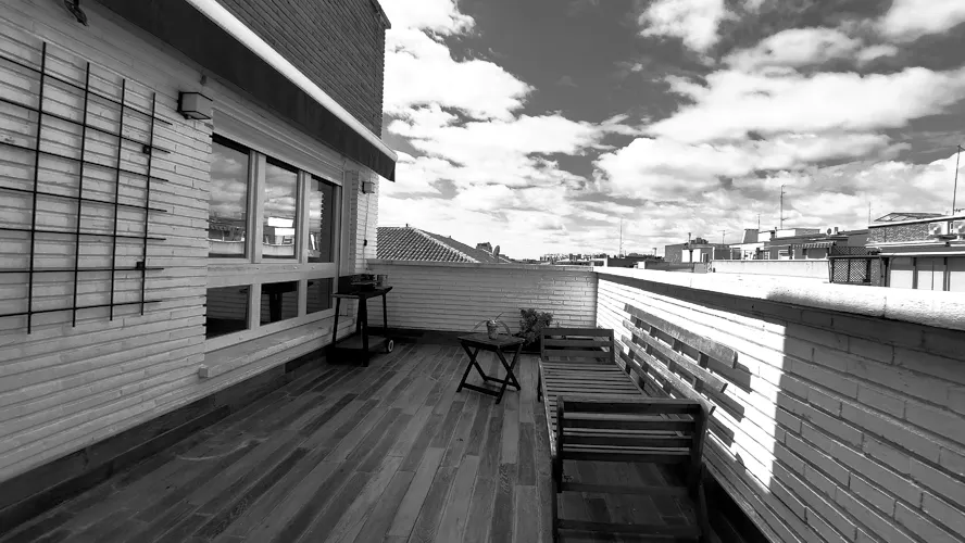 Foto de terraza en un piso en alquiler